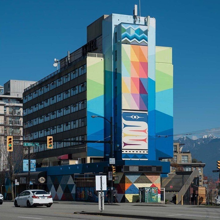 Have you seen the largest public artwork created by a Musqueam artist? 

Blanket